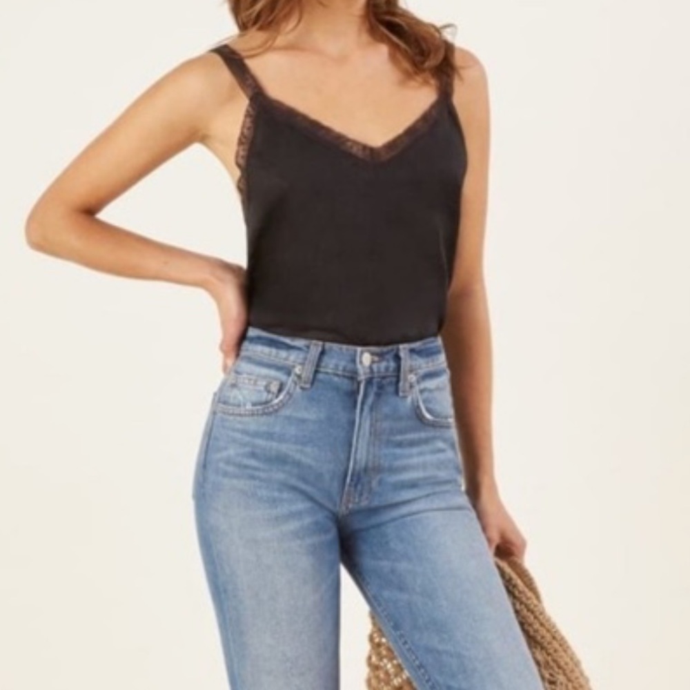 Reformation black Emmie camisole
